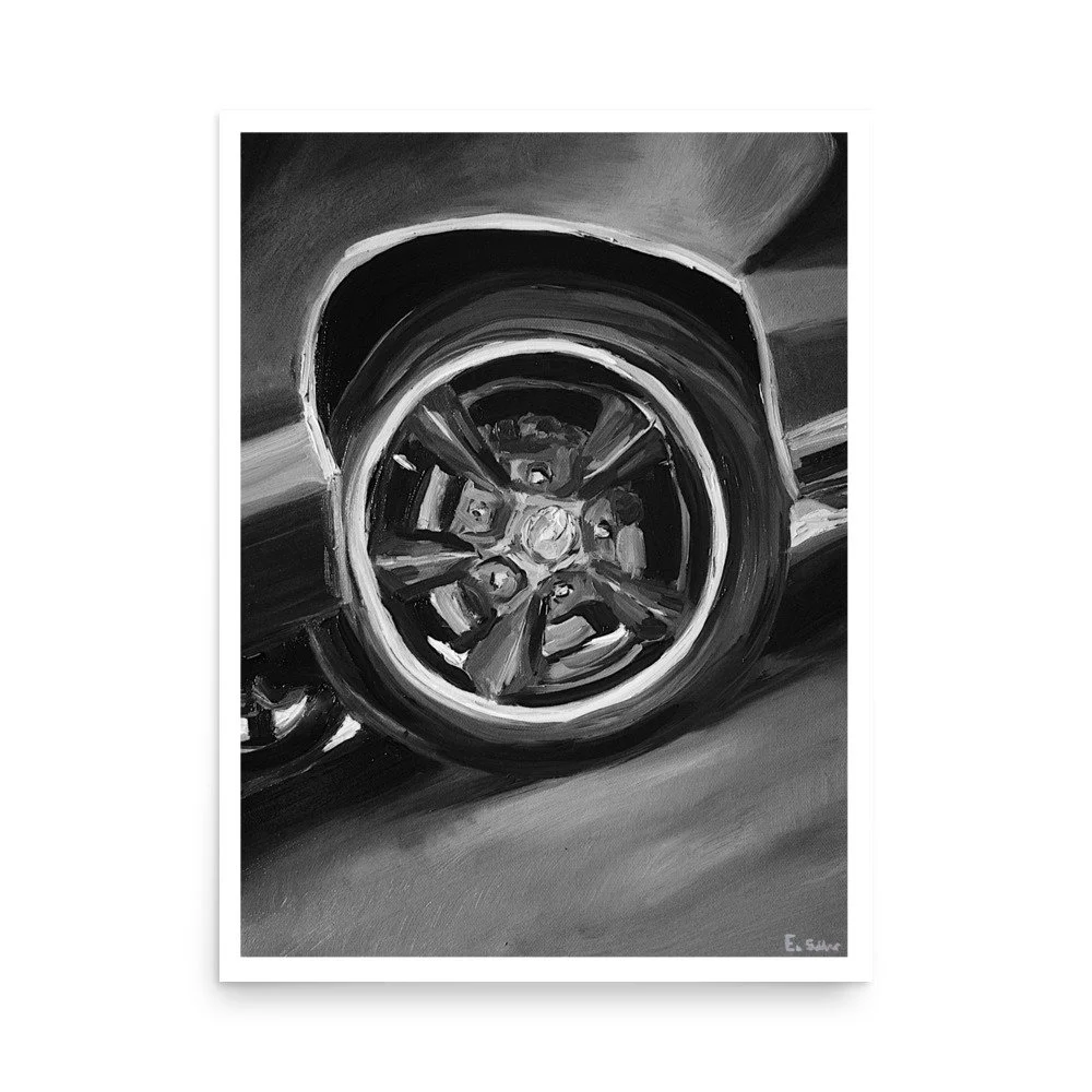 Revved — B&W Fine Art Print
