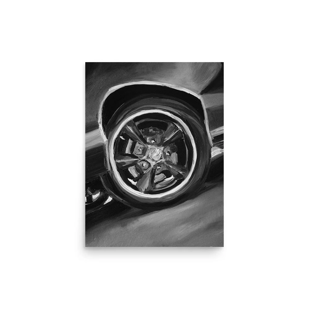 Revved — B&W Fine Art Print