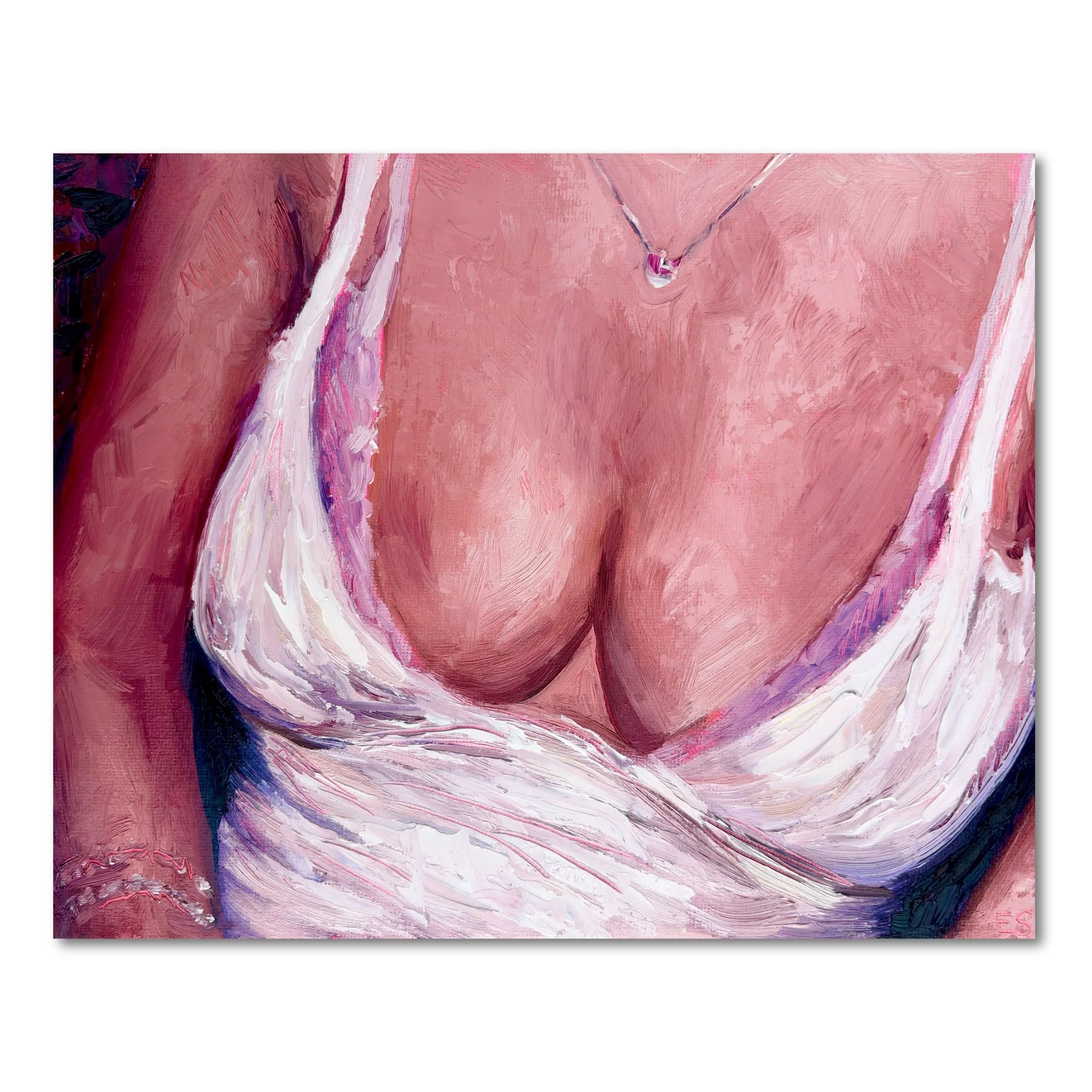 underwear peeking out — Fine Art Print