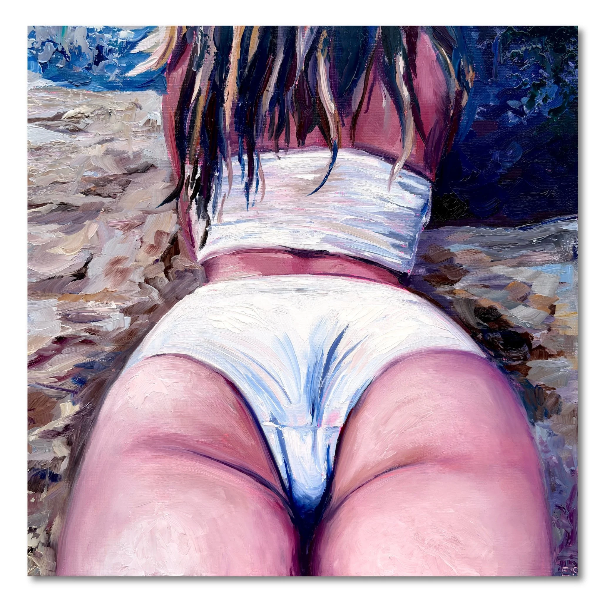 lying on your stomach — Fine Art Print