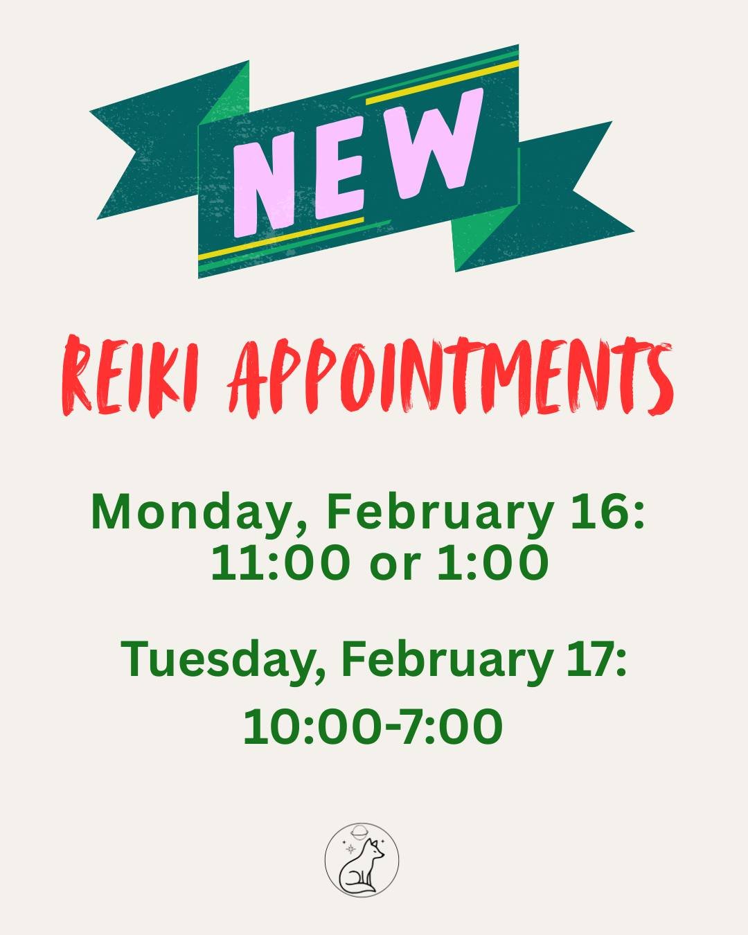 Last minute openings!