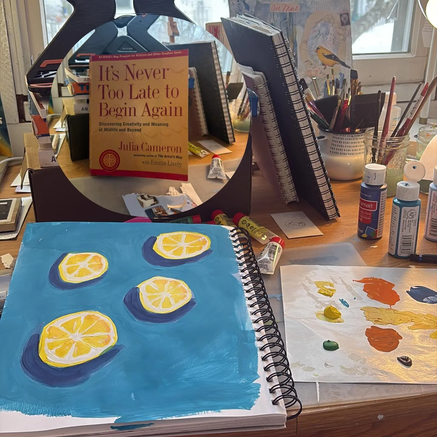 I tapped back into The Artist Way. I love this book! It had a profound impact on me when I was in my 20&rsquo;s. It introduced me to a new way of thinking and helped me redefine what it means to be creative and prompted me to unblock my nasty limitin