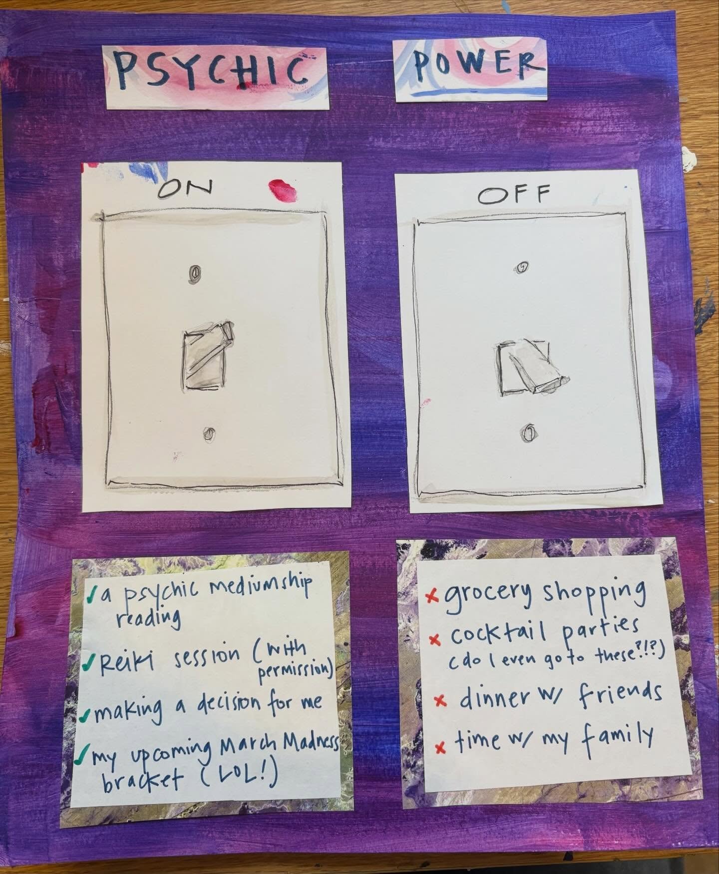 Messing around with the word &ldquo;PSYCHIC&rdquo; here. The word  has lots of connotations&hellip;. gimmicky? Borderline fraudulent? Or awesomely helpful in service for others? 🙋&zwj;♀️ I debated about calling myself a psychic, but the word feels k