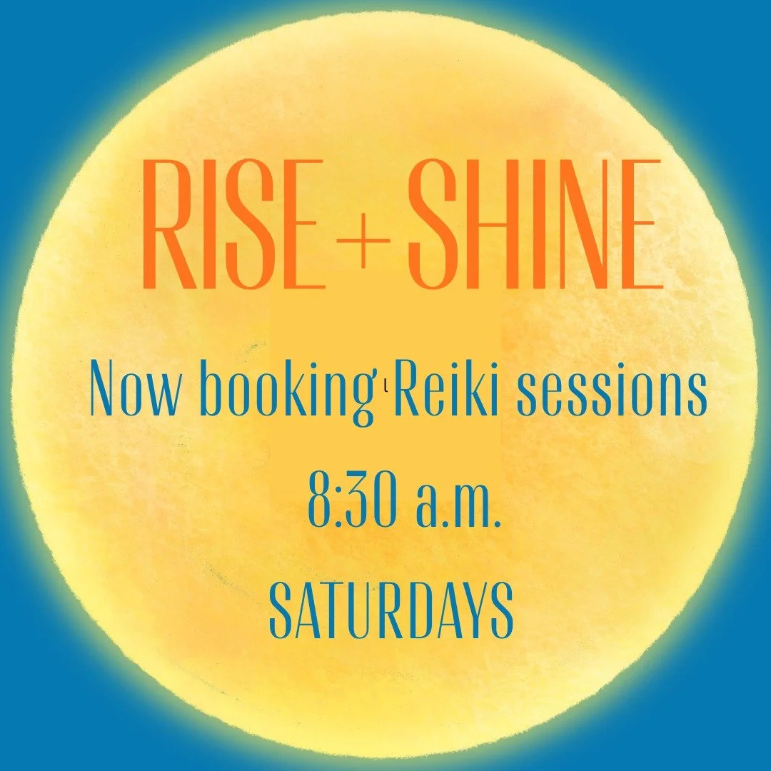 I&rsquo;m offering early morning Reiki sessions for a softer and slower start to a season of busy weekends. 🤸🏌️&zwj;♀️🚴⚽
