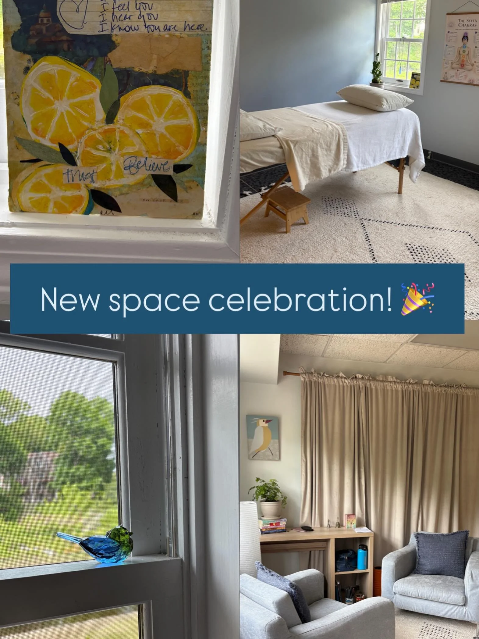 ✨ New Space Celebration! ✨

I&rsquo;m excited to share my new space on the Ipswich River. To celebrate, I&rsquo;m offering 20% off all Reiki sessions and Psychic Mediumship Readings for the month of June.

Come relax, reconnect, and enjoy this cozy n
