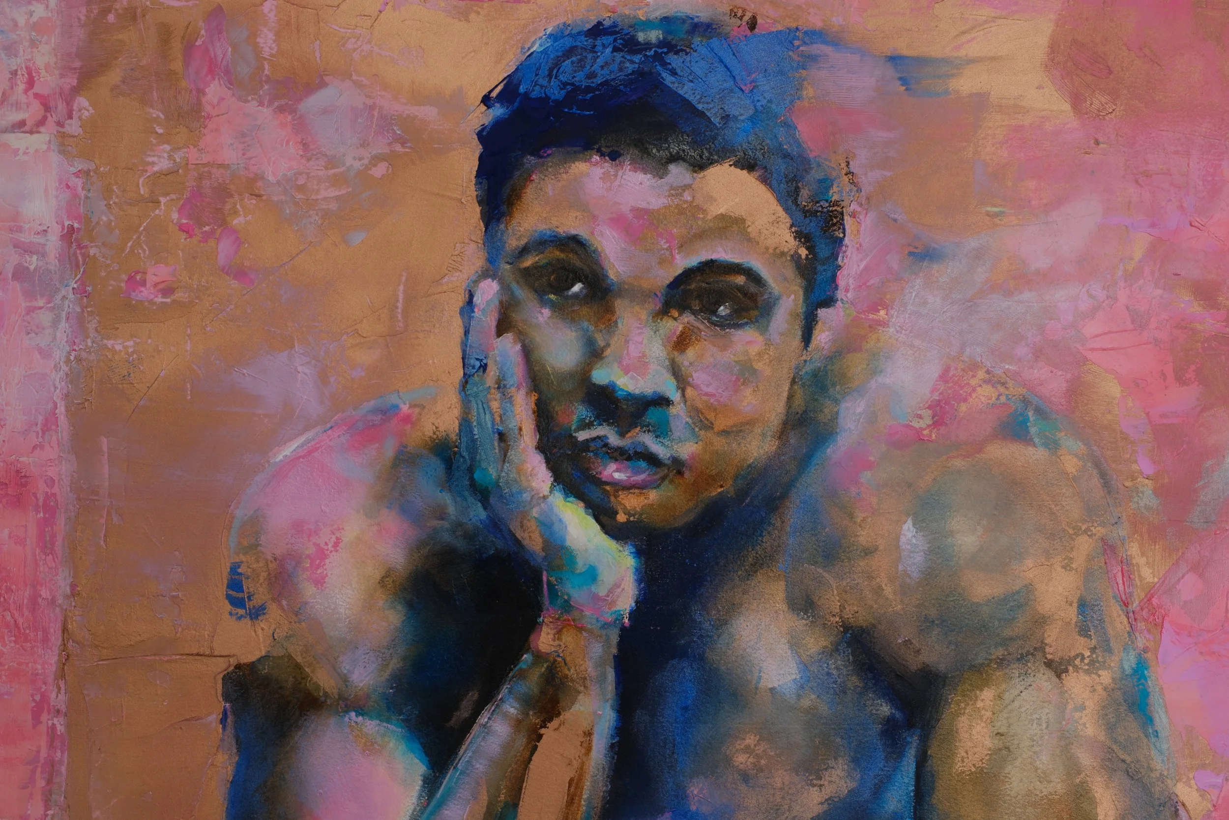 Muhammad Ali as Le Penseur