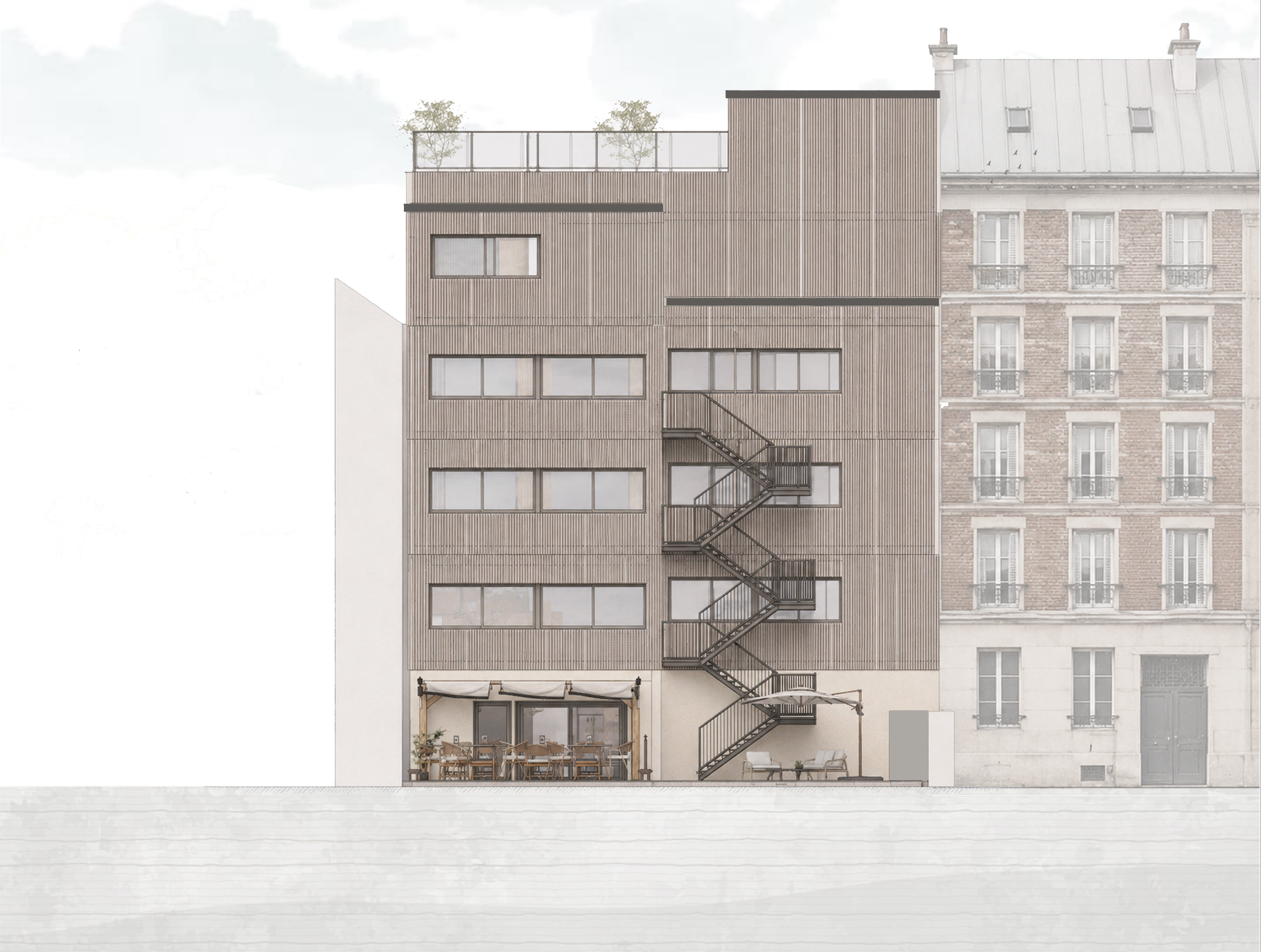 FAÇADE SUD 