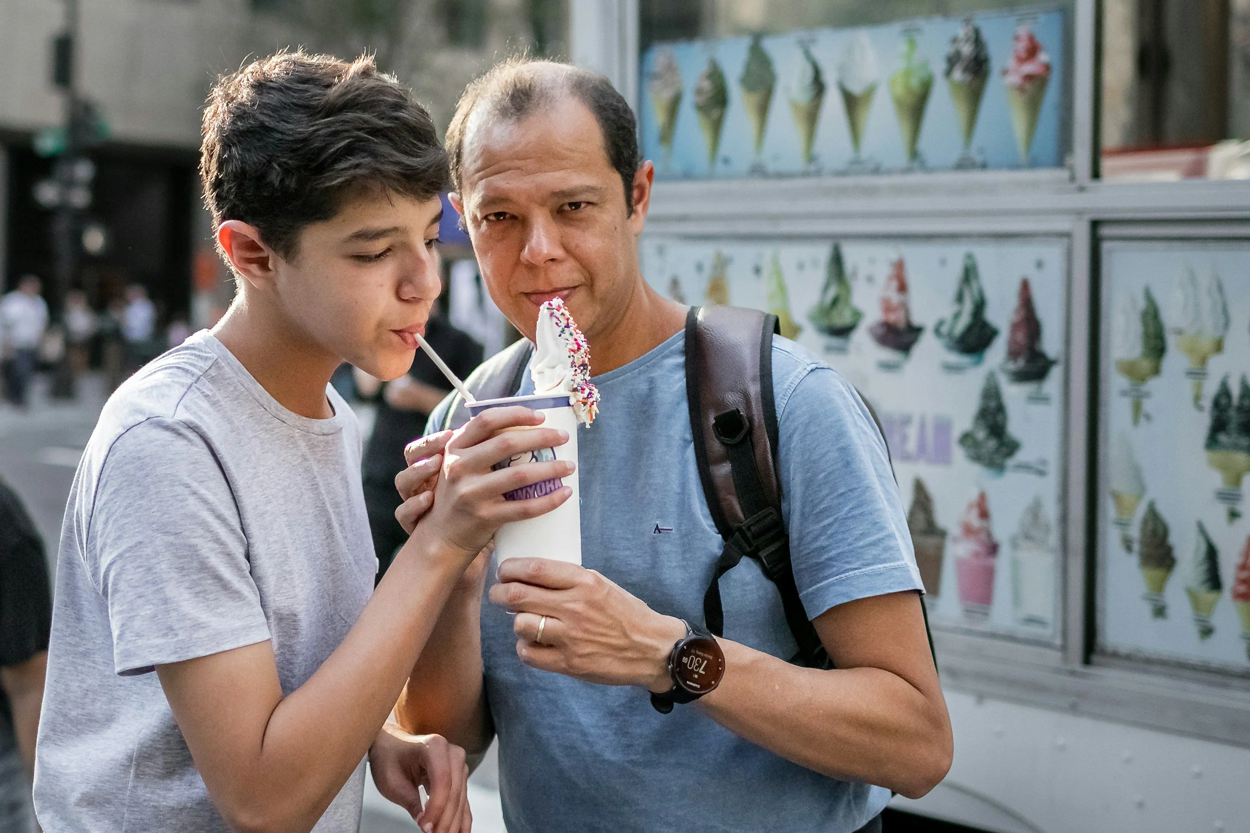 father and son sharing creative time autism support journey