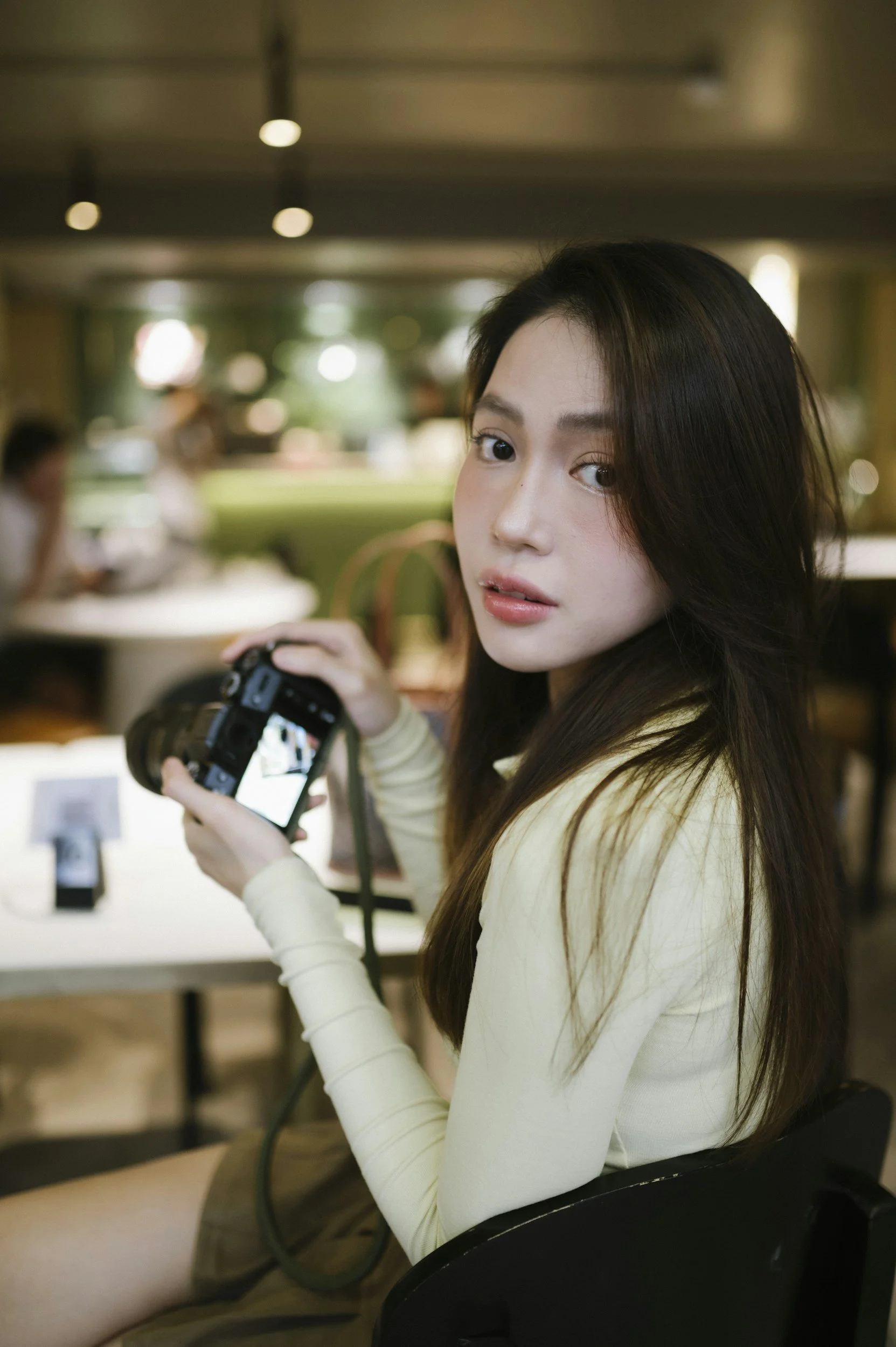 A woman uses visual storytelling to communicate her thoughts and emotions