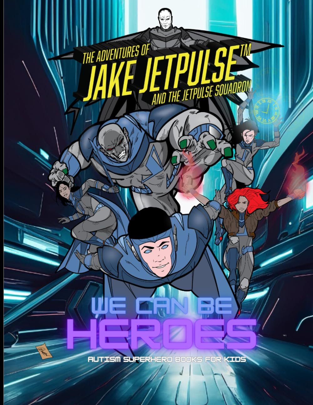 Jake Jetpulse is a neurodivergent superhero created by Jetpulse Lab