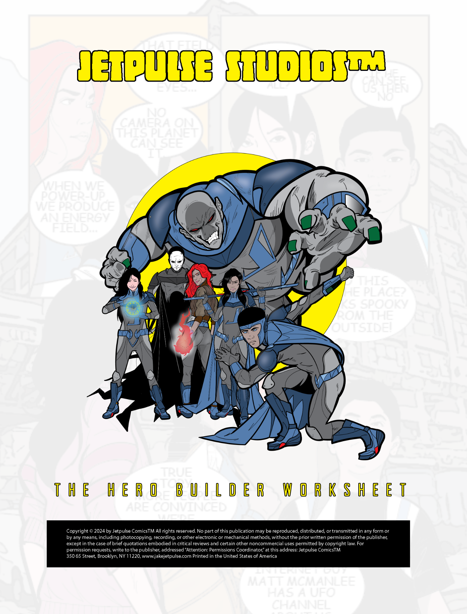 The Jetpulse Hero Builder Worksheet | Autism Parenting Guide — Printable Art Therapy Workbook for Neurodivergent Kids