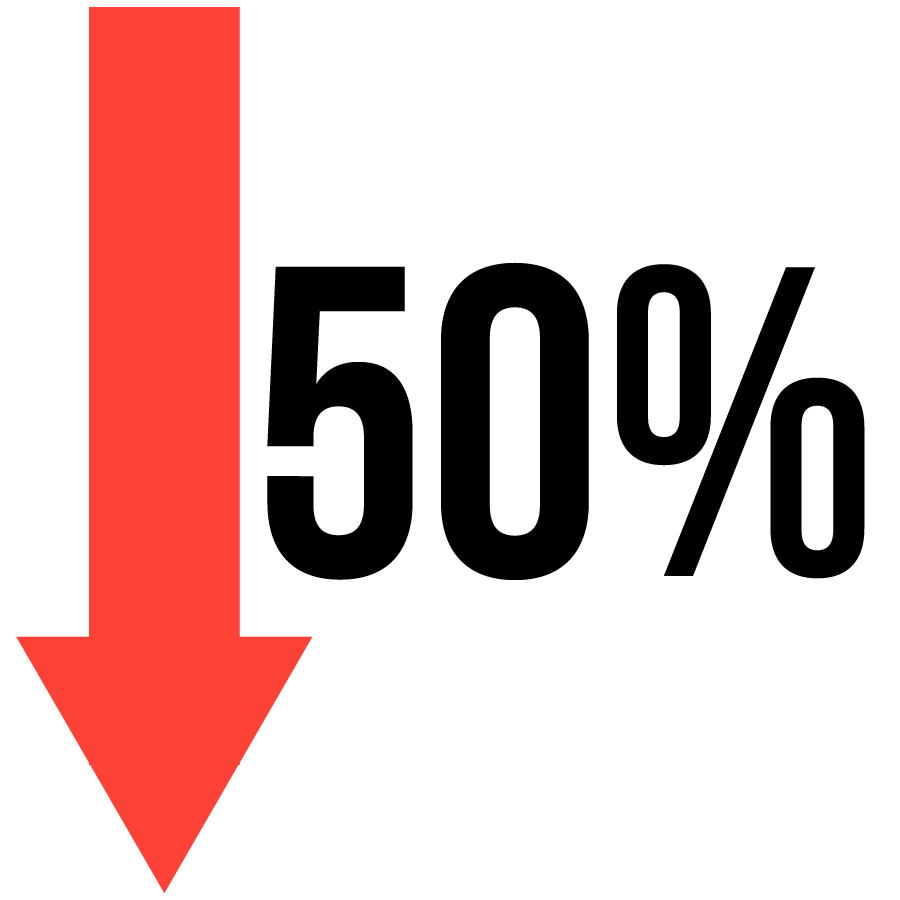 A large red downward arrow pointing to the bottom left of the image.