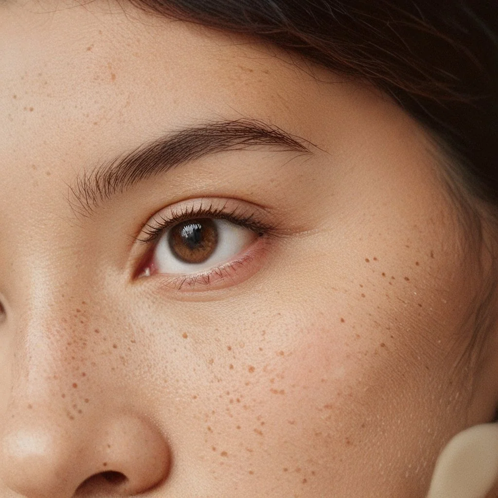 Straight brow shape on Di