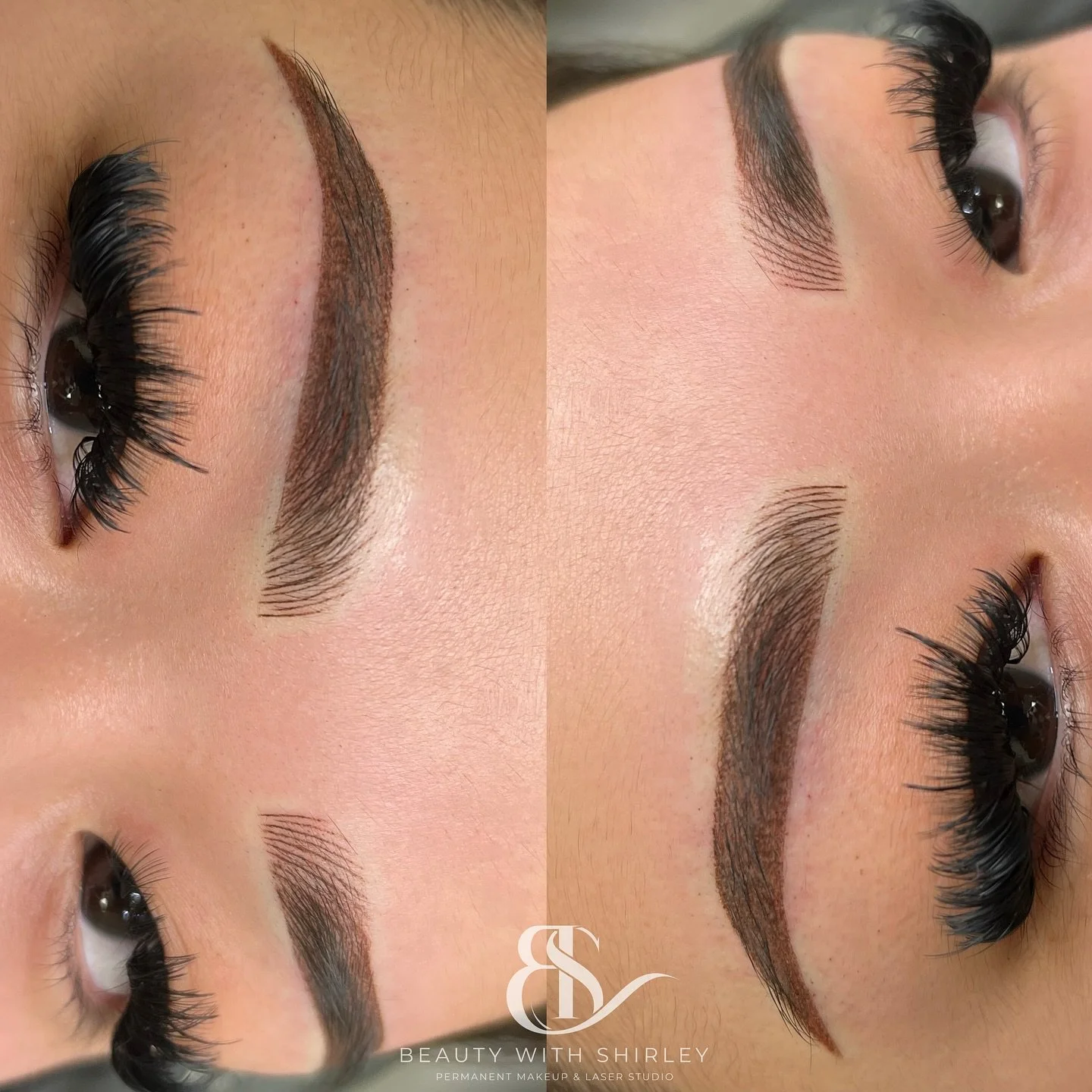 Hybrid Combo Brows (nano strokes + powder shading) 

It&rsquo;s really the best of both worlds 😍 

Benefits of Nano Combo Brows:

✨ Most natural yet defined look: Nano strokes look like real hair, while shading fills in sparse areas for a soft, poli