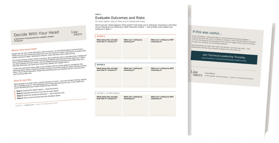 Decide with your Head Decision Framework