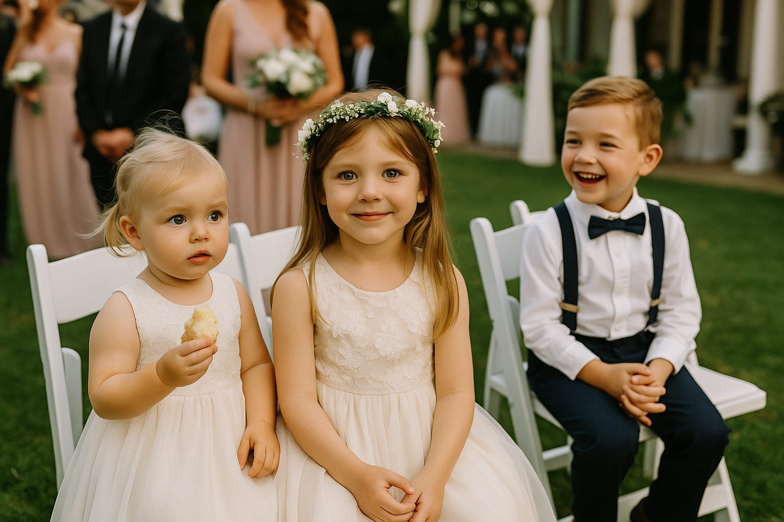 Kinder auf einer Hochzeit?