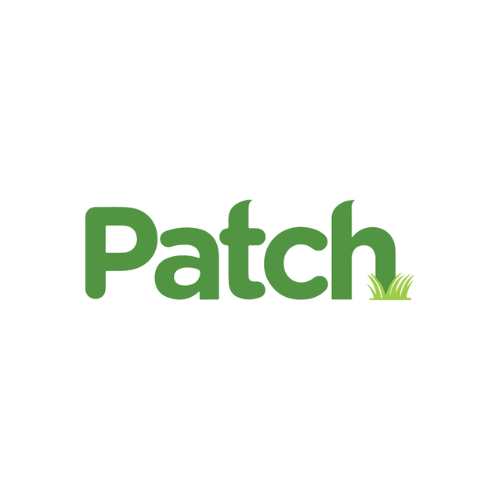 The word "Patch" in green text with a small patch of grass integrated into the last letter.