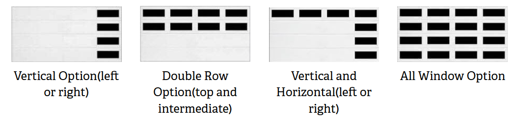 Stacked Vertical Windows