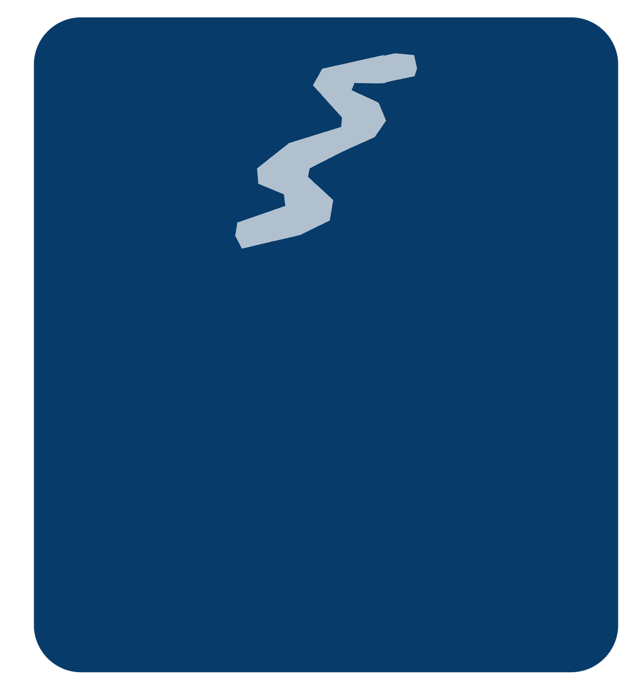Illustration of a blue battery with a charging plug icon at the top, representing the concept of charging or power