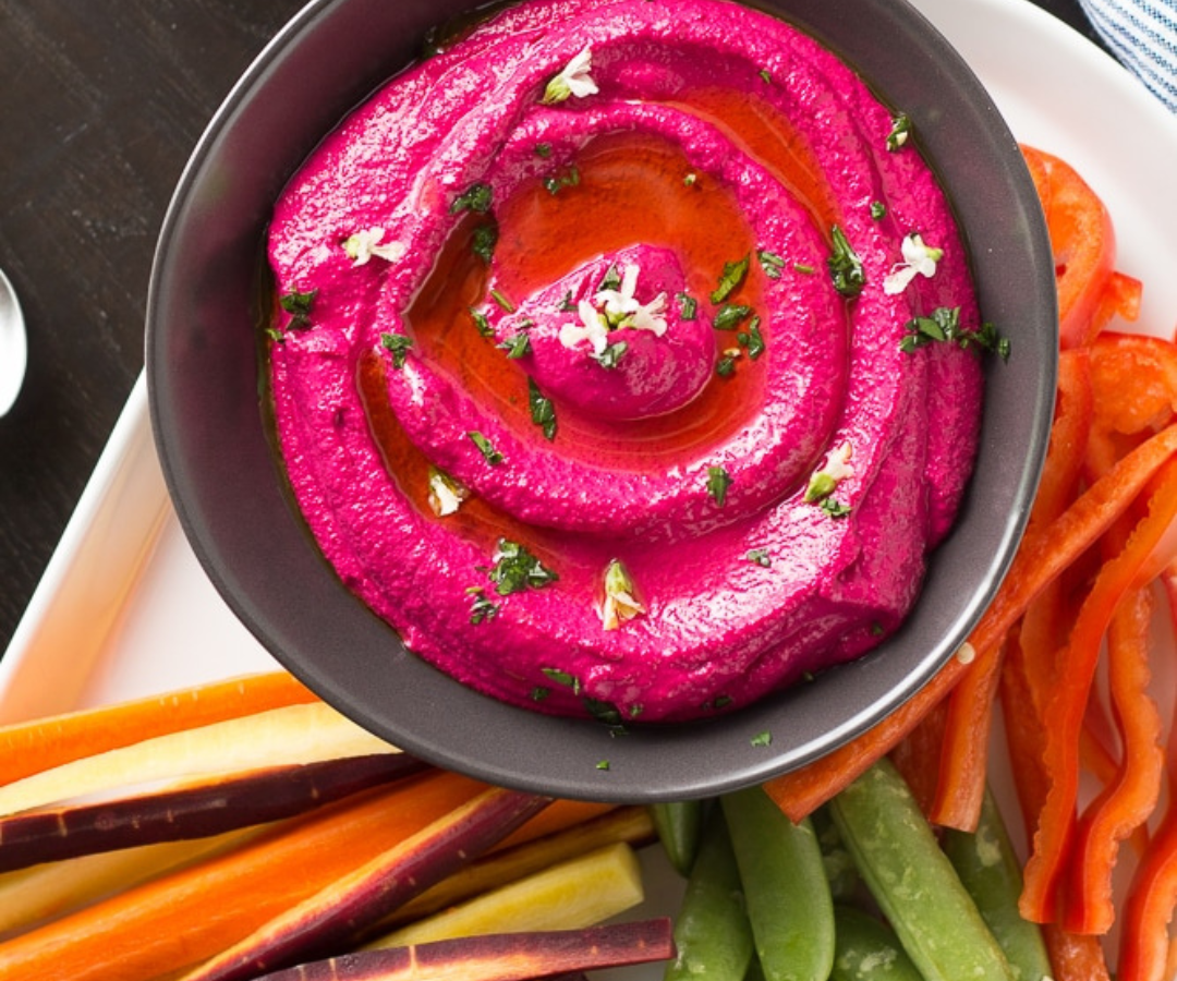 Beetroot hummus