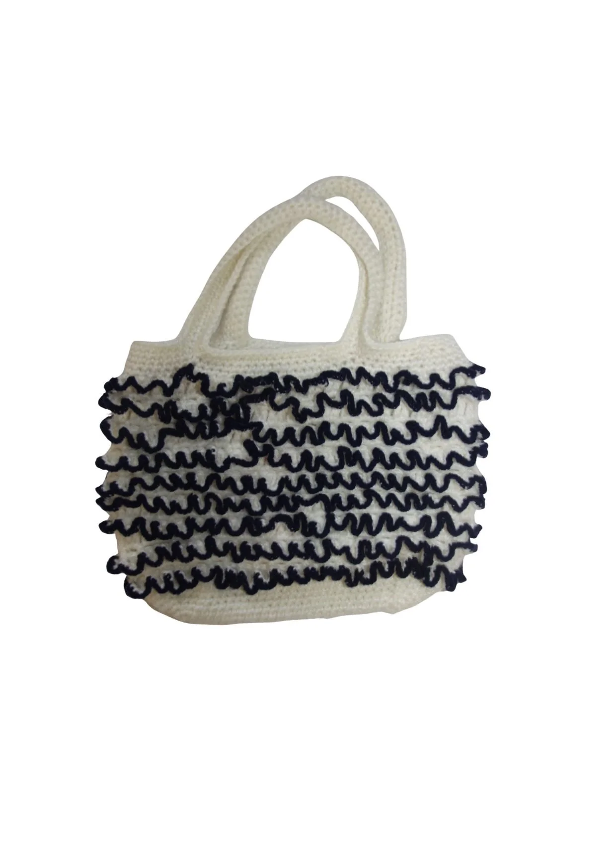 Knitted Handbag White