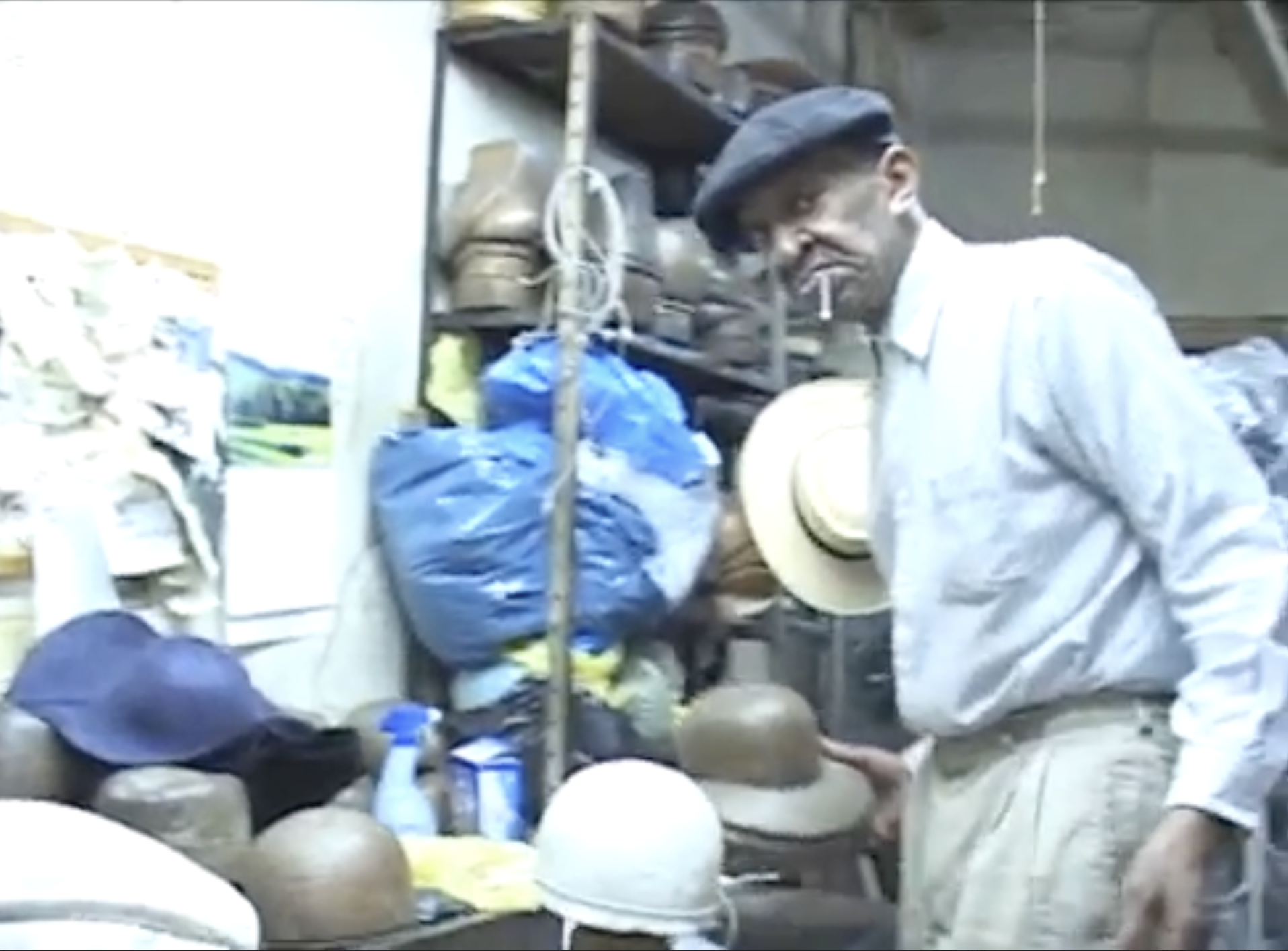 Mr. Horace, Hatter (2004/2014, DV, 8 min 15 sec). This film was made near the end of the filmmaker’s apprenticeship with Horace Weeks — the first Black man to own a hat factory in New York’s Garment District. Born in Mississippi in 1928, Weeks came t