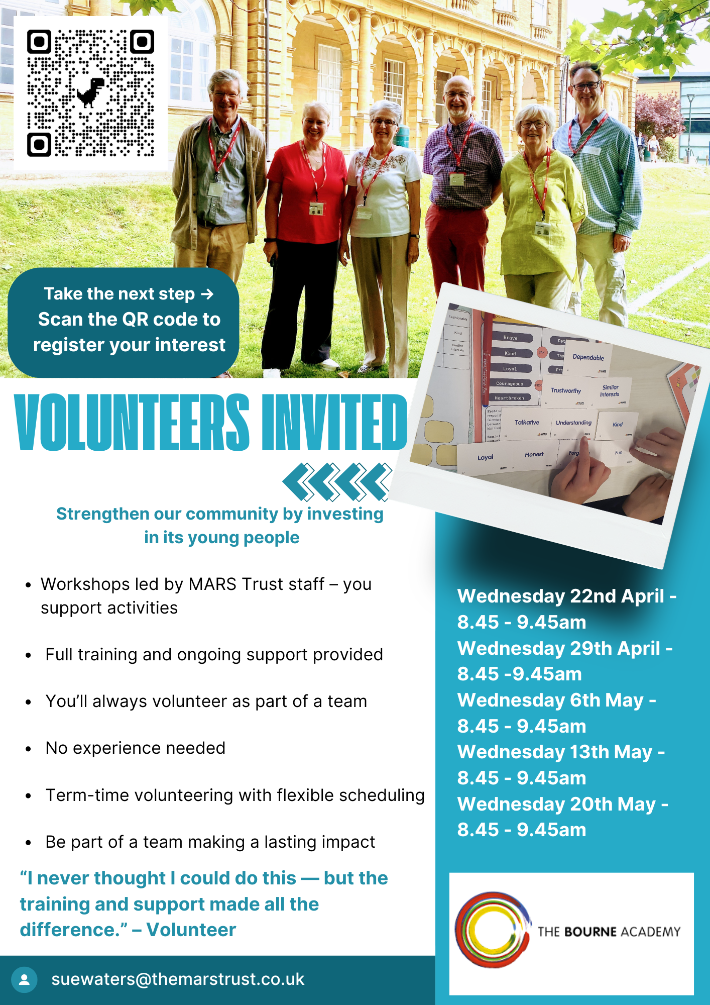 Mars Trust Request for Volunteers