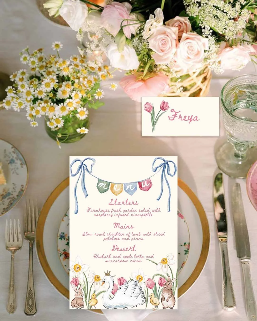 Spring Menu Template