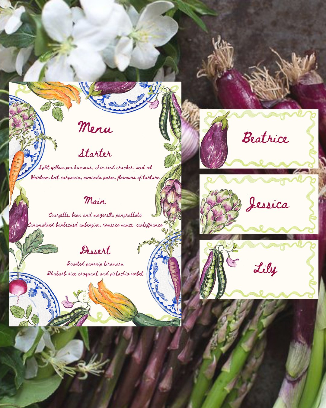 Veggies Menu Template
