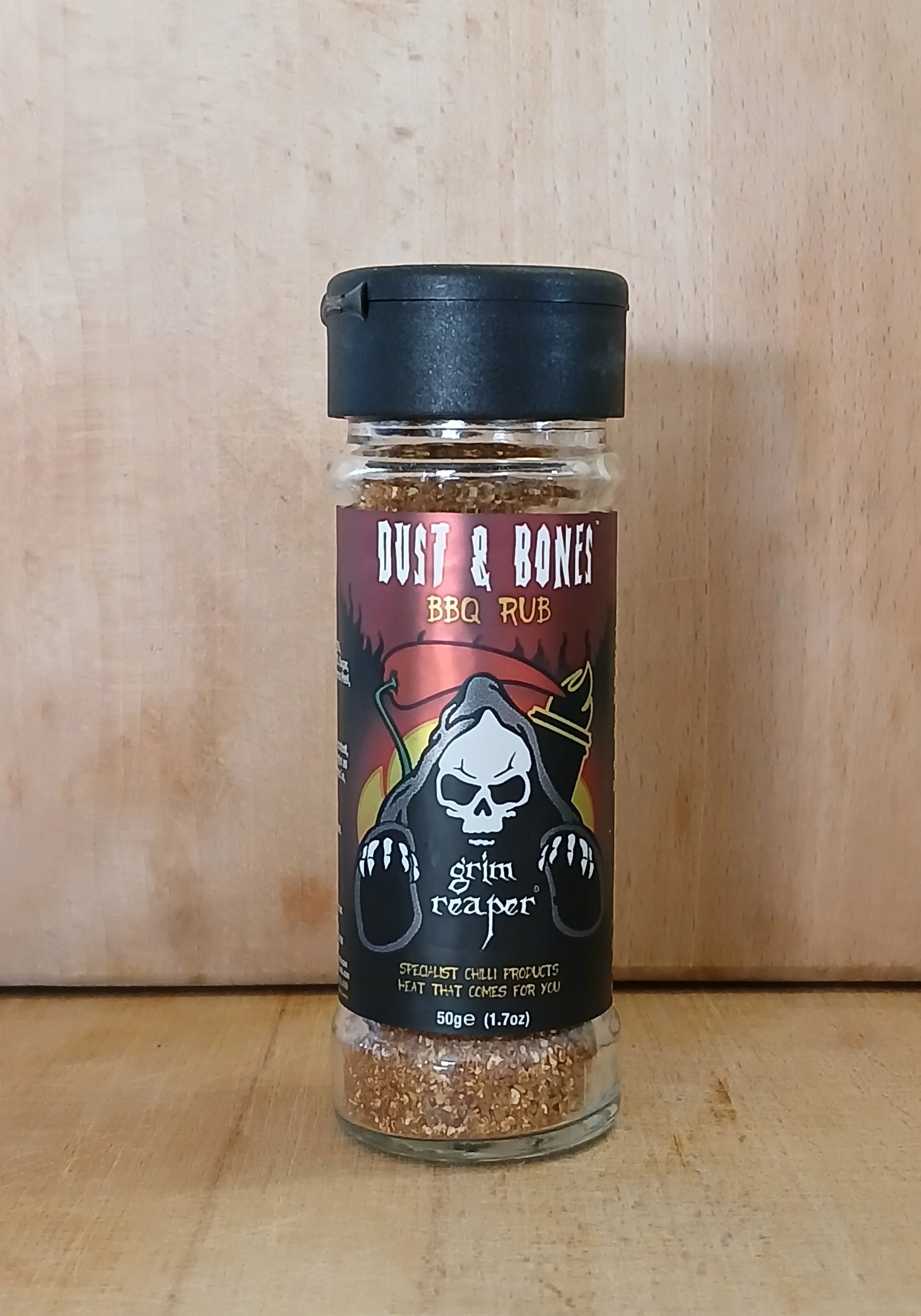 DUST & BONES - BBQ, Sichuan & Chilli Rub (Heat Level 9) 50g