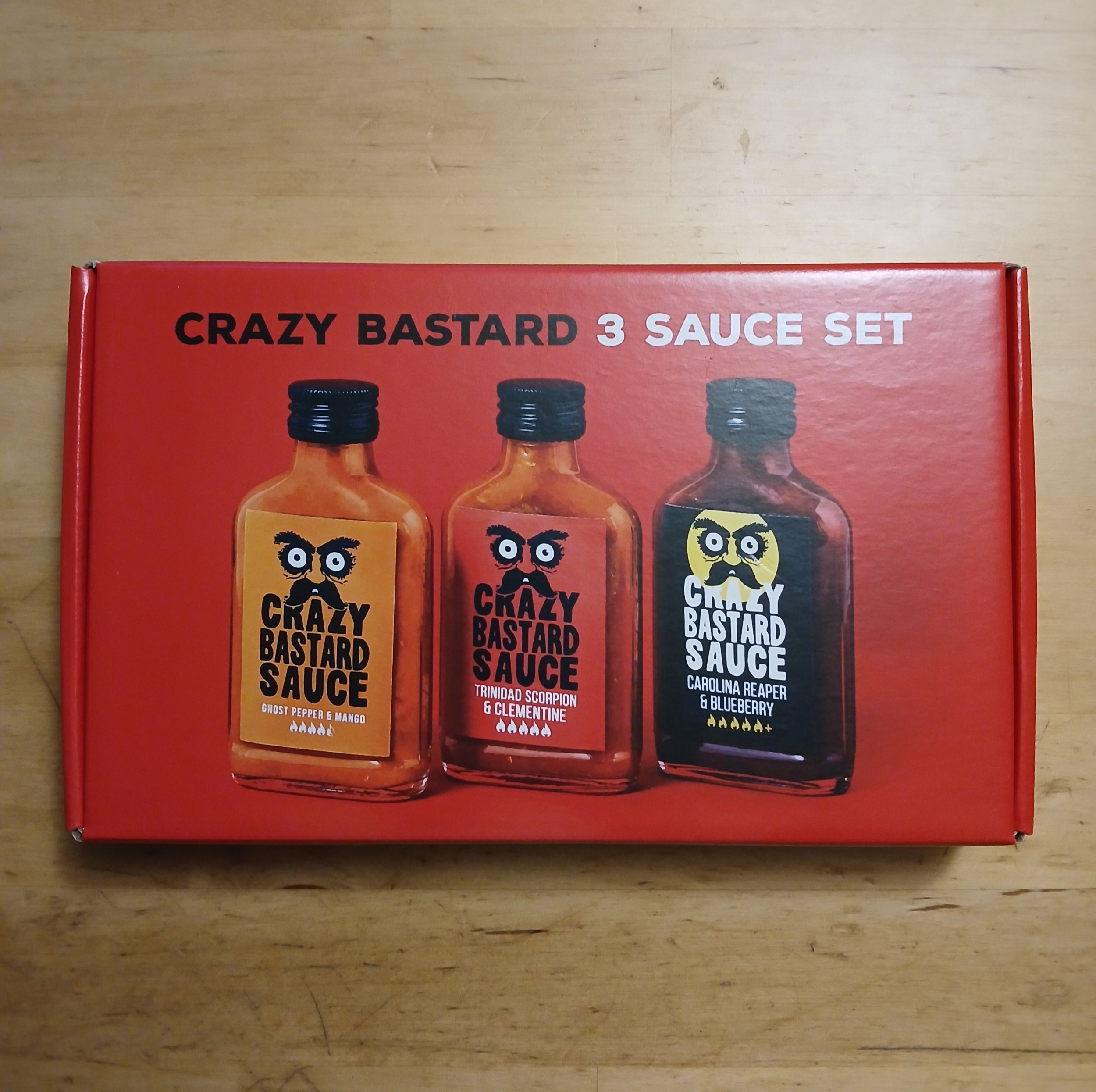 CRAZY BASTARD - 3 Sauce Set (Hottest - All Heat Level 10)