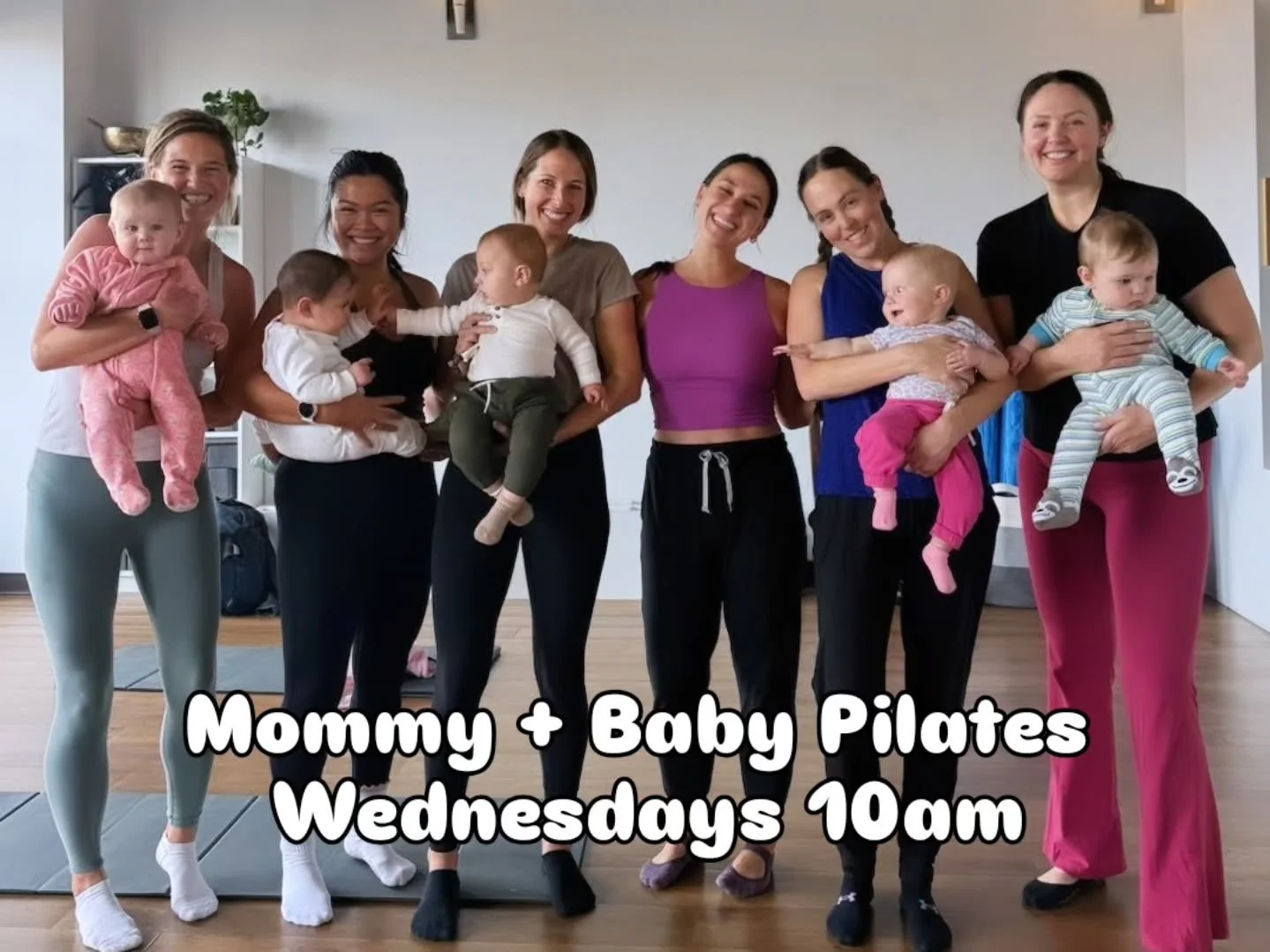 Where the cutest babes in #parkcity at?
On Wednesdays at 10am @movementelevatedpc 

Join @erinjmiller for Mommy + Baby Pilates, hosted in partnership with @hivefamilycollective 

Thank you for the cuddles and joy, y'all!

#mommybabypilates