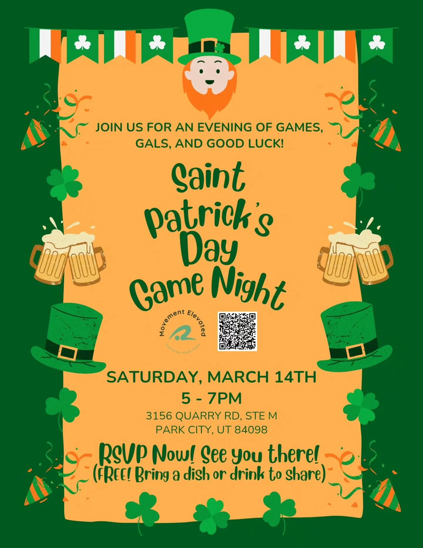 Join ME on Saturday, March 14th for a night of community, connection, and a little bit of luck 🍀✨

Mahjong, Bunko, cards &mdash; oh my! &spades;️🀄️🎲

Free for all (limited to 16 spots). Bring a favorite dish or beverage to share and come ready to 