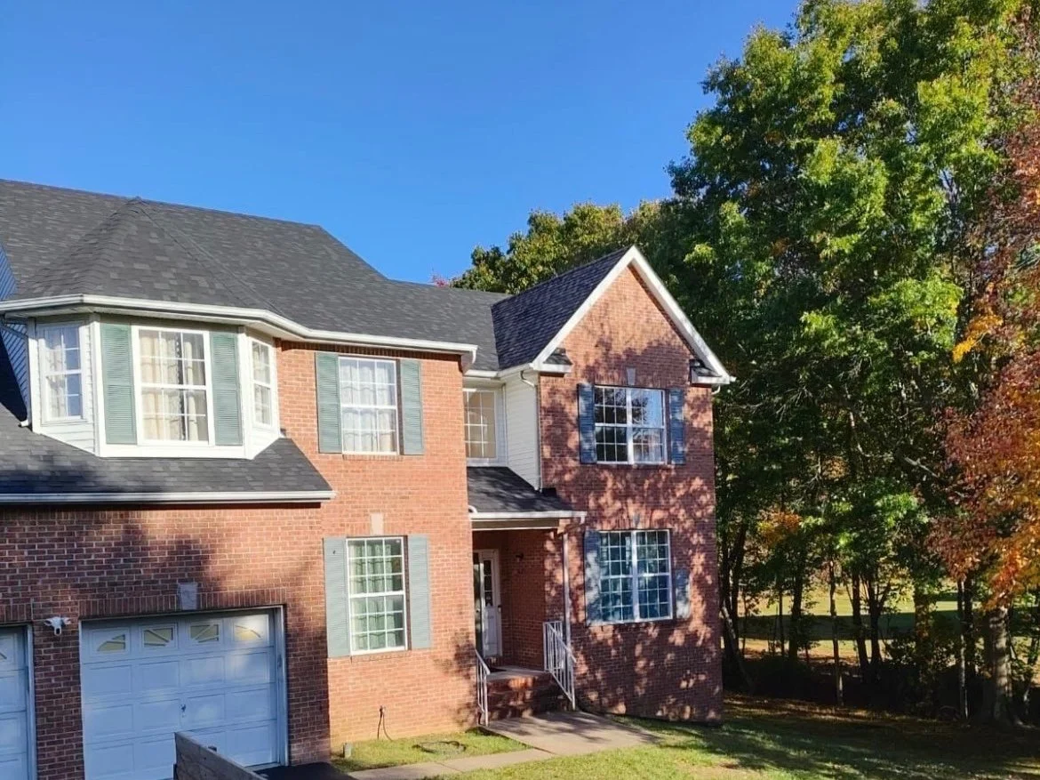 New roof replacement due to wind damage