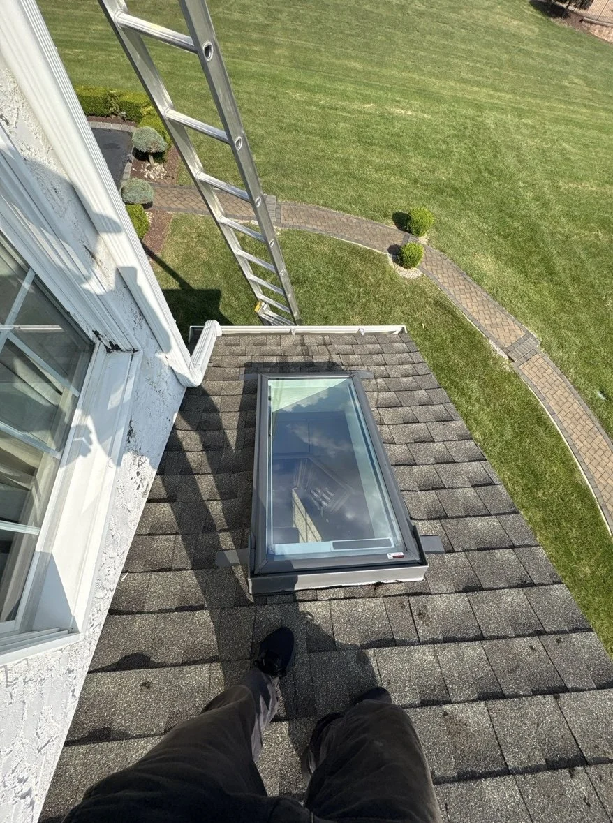 New roof & skylight install