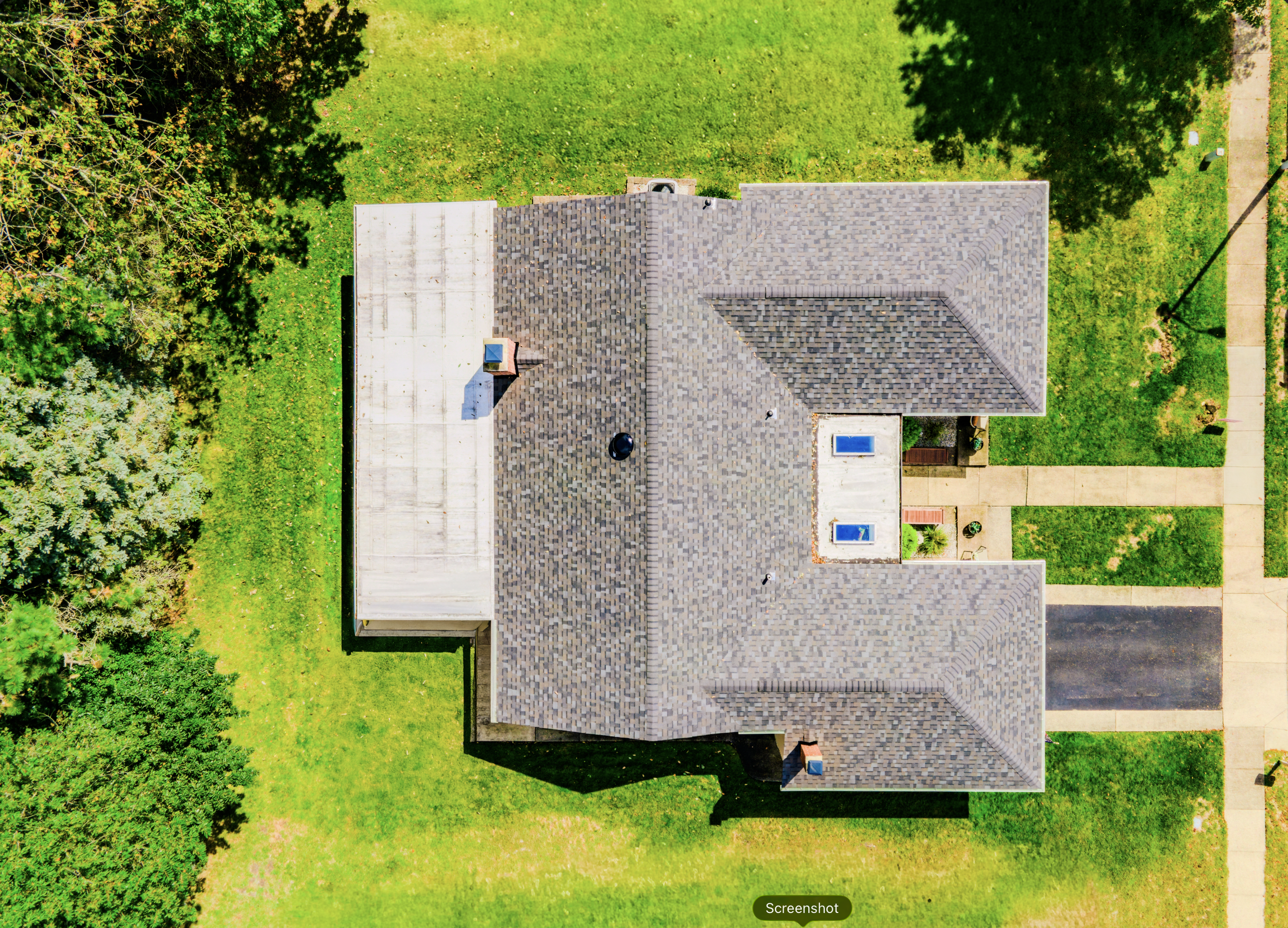 New roof and gutters.