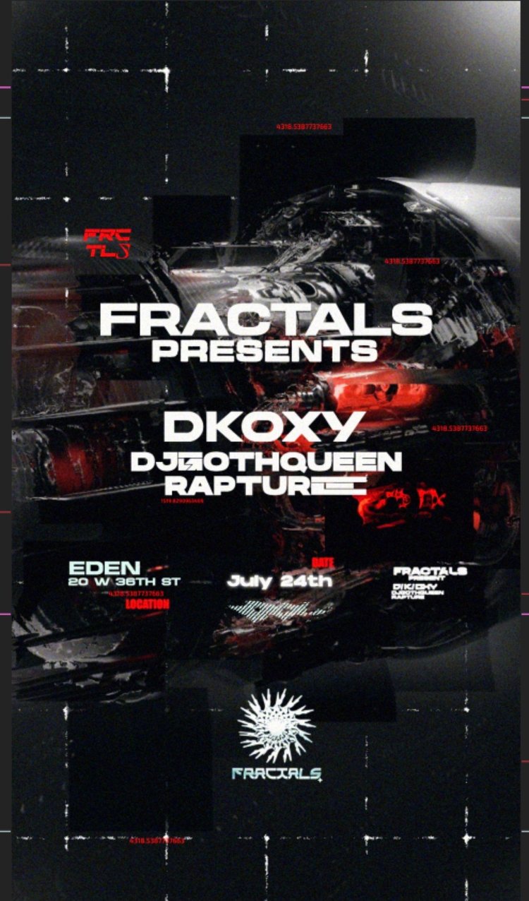 FRACTALS at EDEN flyer