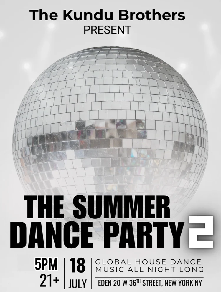 THE SUMMER DANCE PARTY at EDEN flyer