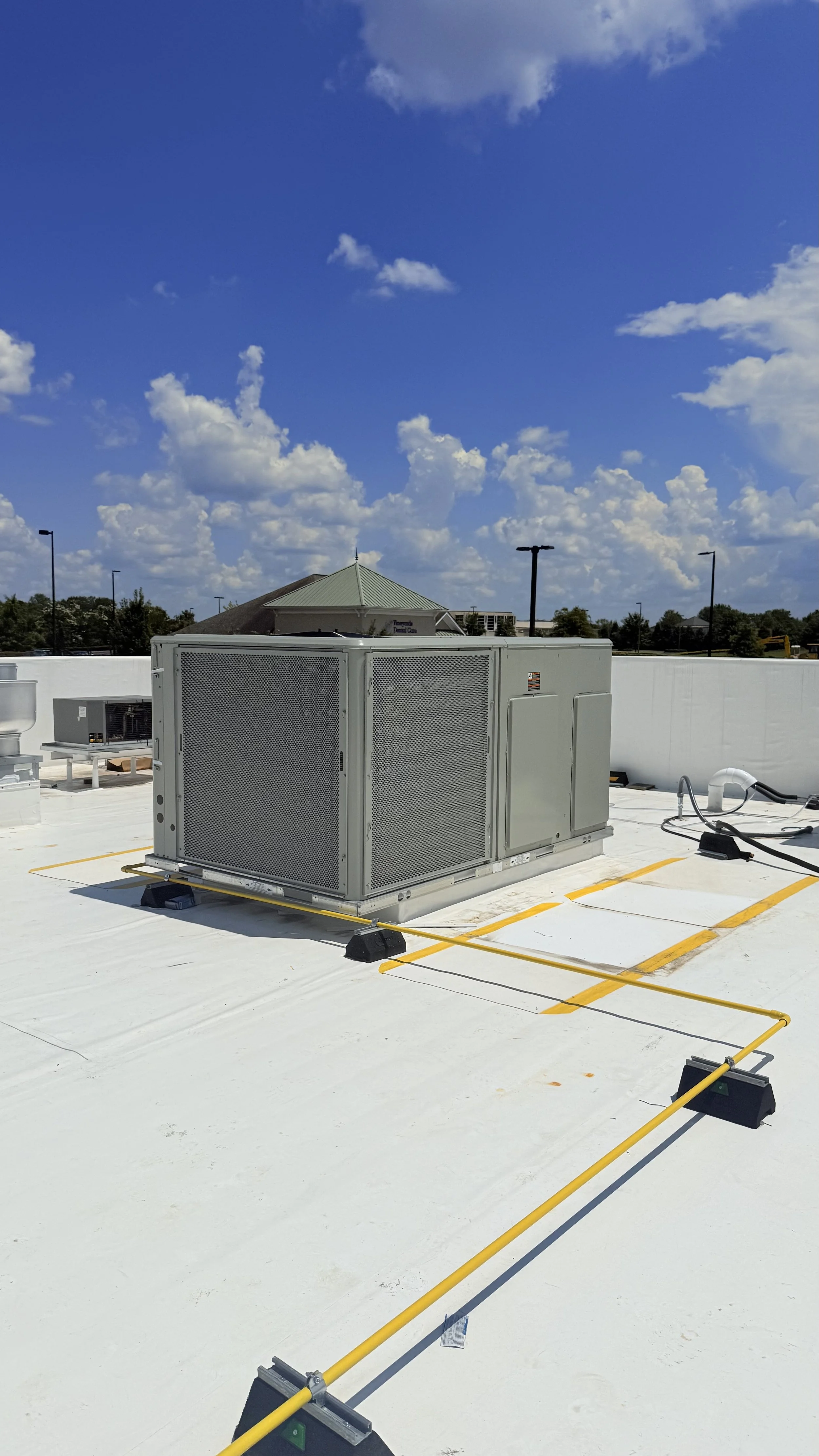 Commercial rooftop HVAC system installed and serviced by ATL Technology in Georgia.
