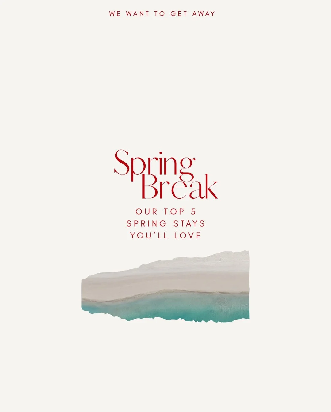 Looking for the perfect spring break escape? We&rsquo;ve rounded up our favorite luxury hotels for an unforgettable getaway &hellip; and with spring break right around the corner, now&rsquo;s the time to book!