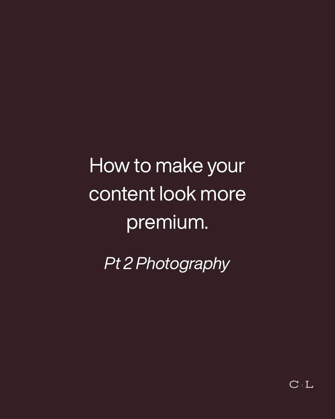Content looks cheap if you don&rsquo;t follow these *all* of these rules. Don&rsquo;t stick to one and it could look like rushed stock imagery. Did I miss anything? 

#luxurymarketing #luxurycreative #creativeediting #creativedirection