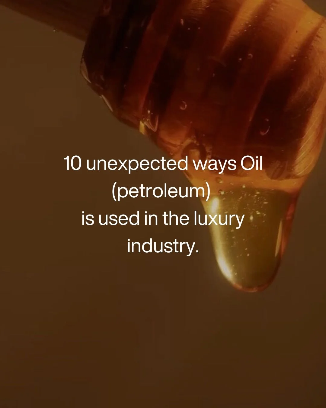 The Middle Eastern conflict has seen oil prices sky rocket which in turn directly impacts business and consumer spending. Oil isn&rsquo;t just powering energy and transport, it also creates so many components of the luxury supply chain - particularly