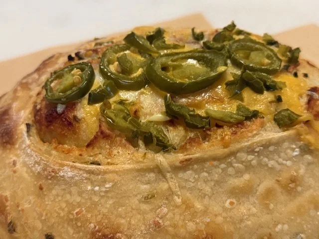 Jalapeno Cheddar Sourdough Bread