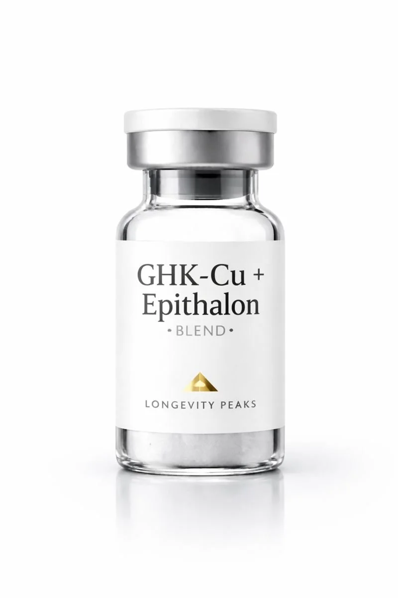 Promotes skin regeneration, supports cellular repair, and helps combat signs of aging. Prices include all doses in the prescribed vial. Dose: 50mg/30mg & 150mg/90mg.