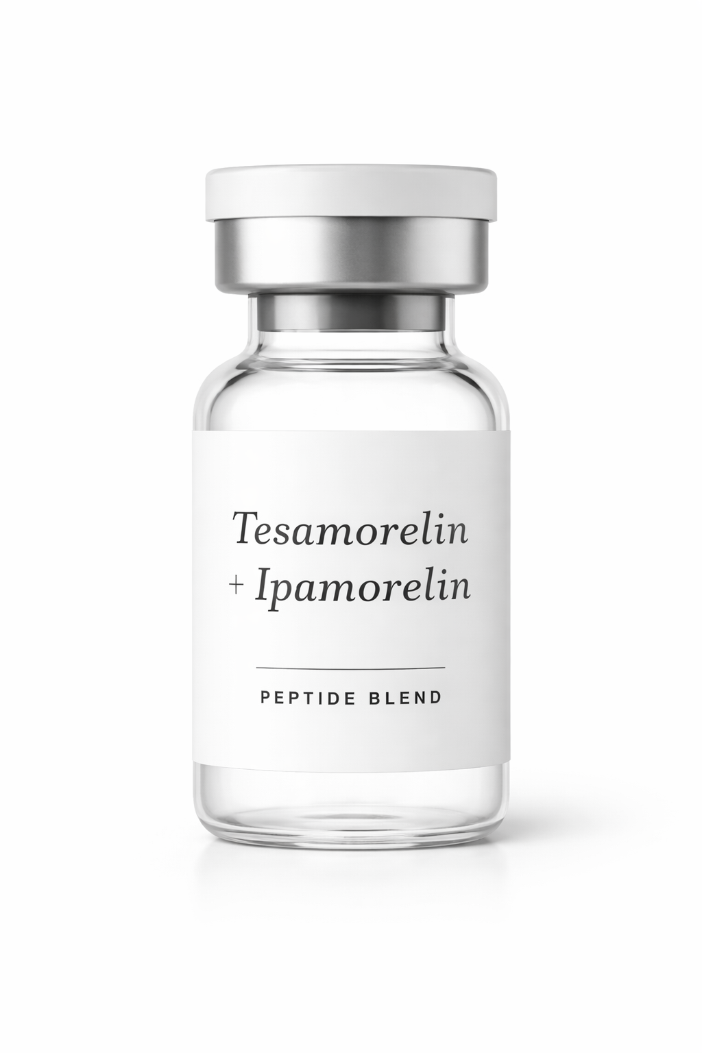 Dose: 15mg/10mg & 45mg/30mg. Supports fat metabolism, muscle tone, and metabolic vitality. Tesamorelin and Ipamorelin work synergistically to support growth hormone activity while targeting stubborn fat and promoting lean muscle tone. 