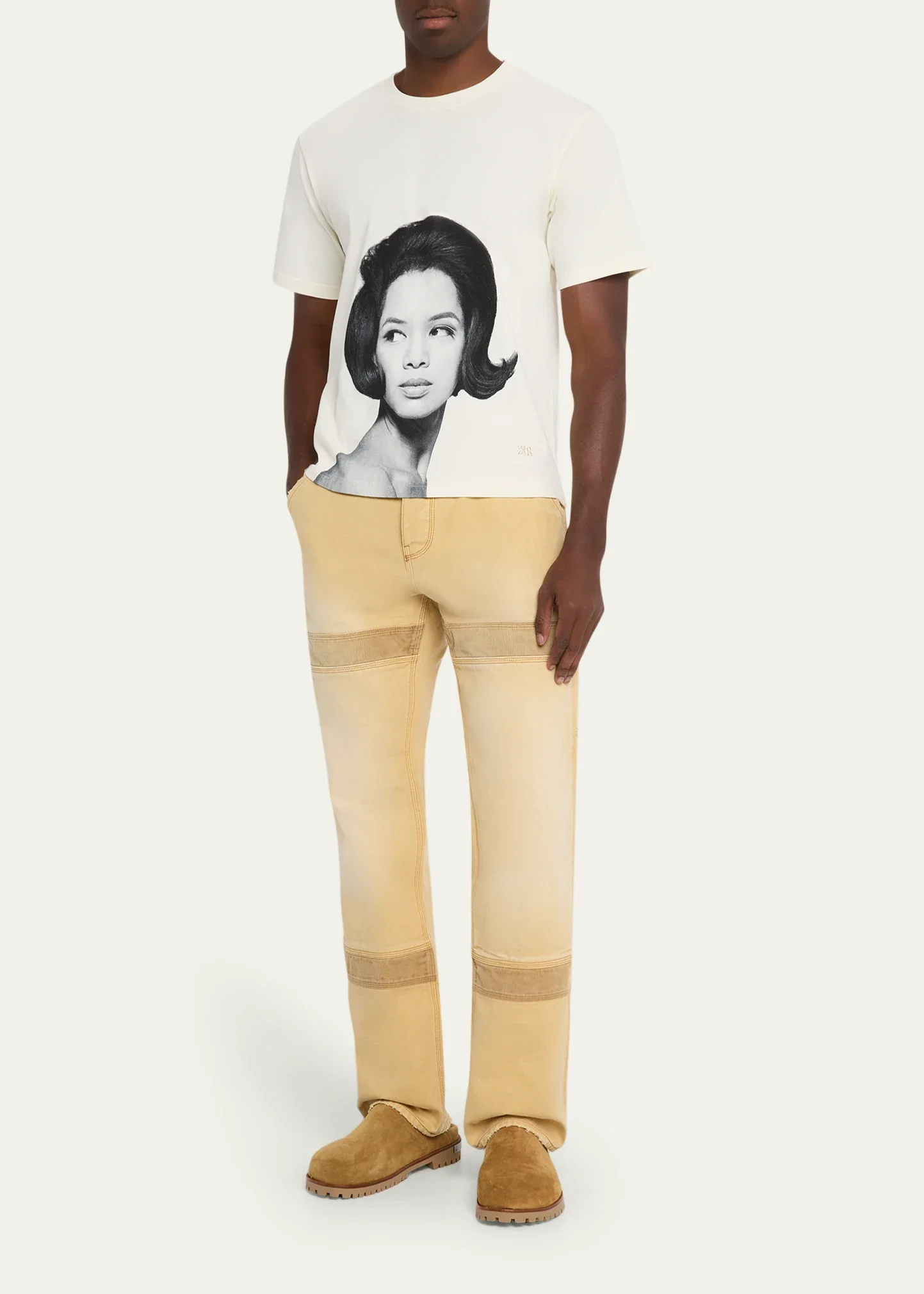 Wales Bonner Cropped T-Shirt