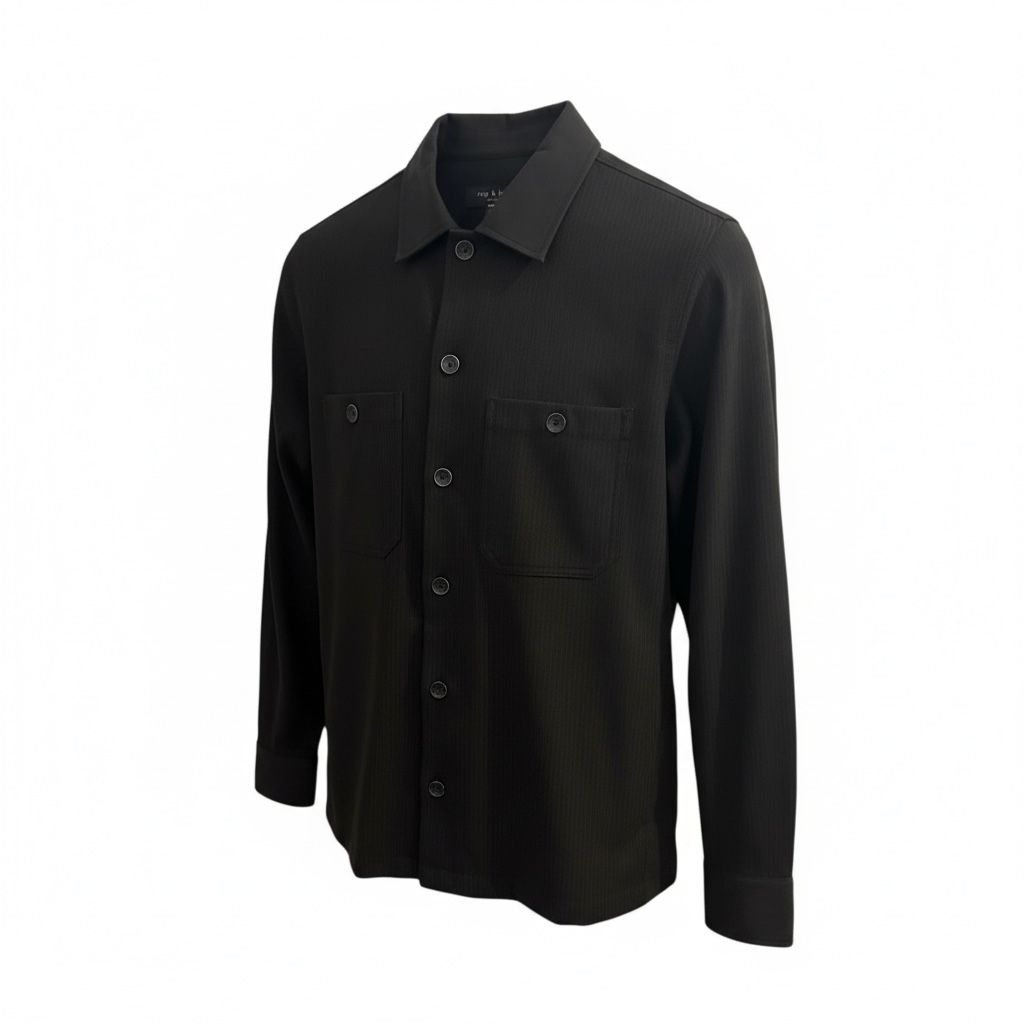 Rag & Bone Black Overshirt
