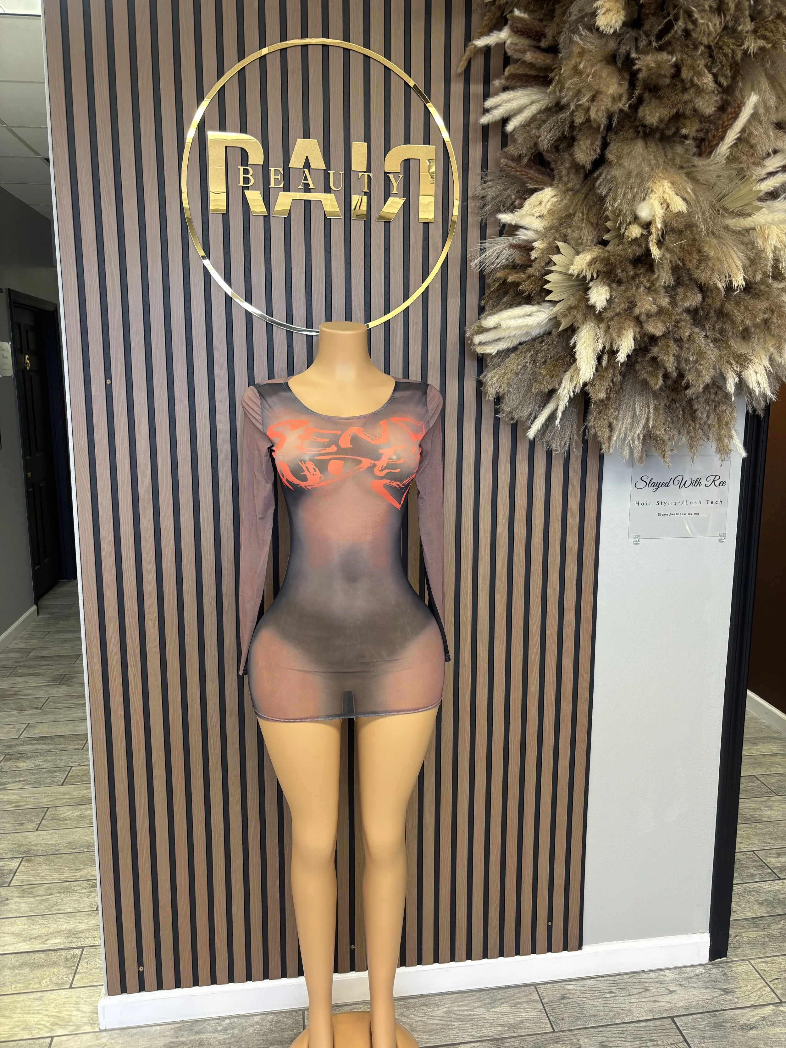 Send Nudes Bodycon Dress