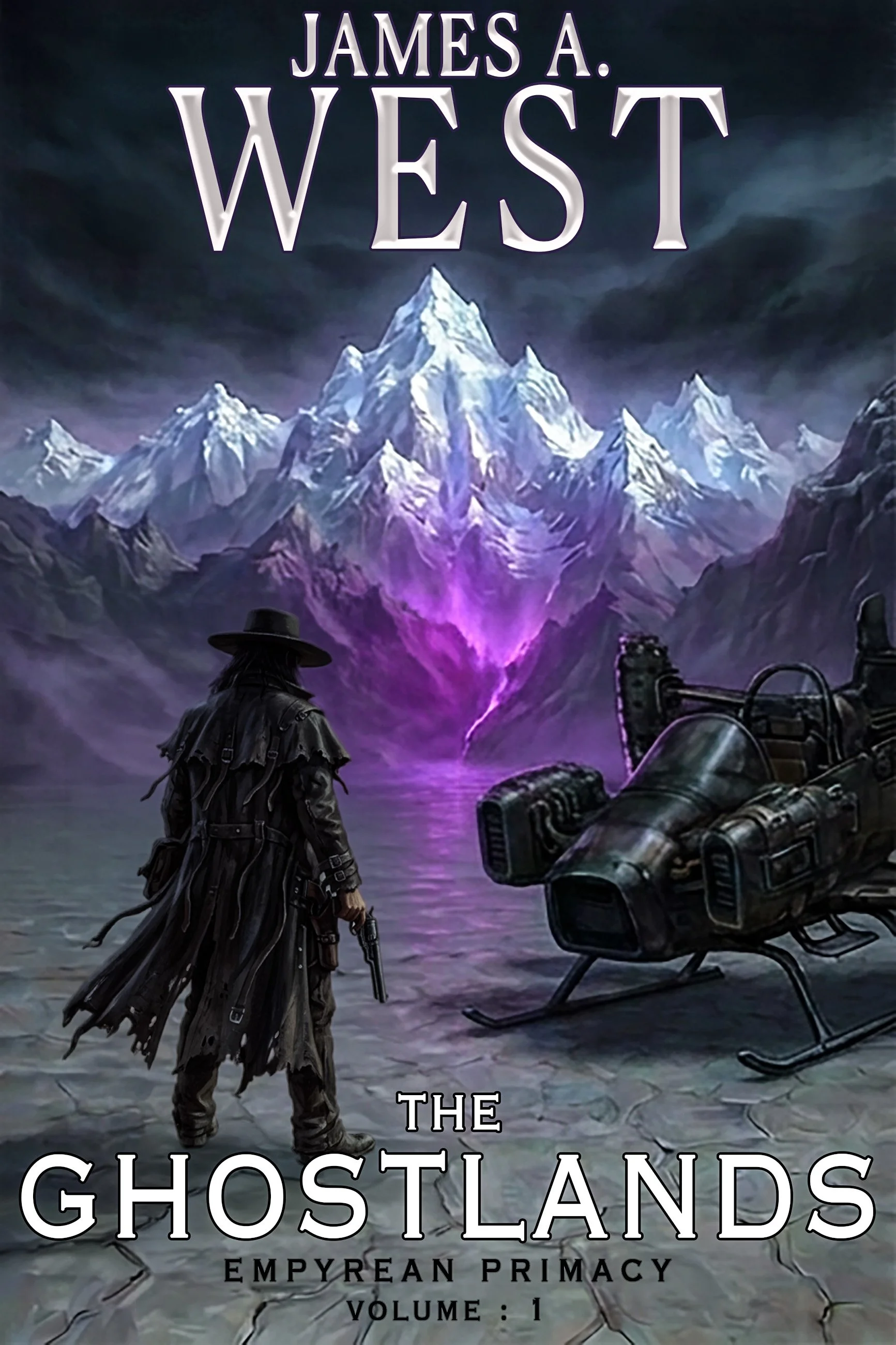 The Ghostlands book one of the Empyrean Primacy series epic post-apocalyptic science fiction  by James A. West