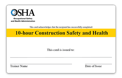 OSHA 10 & 30